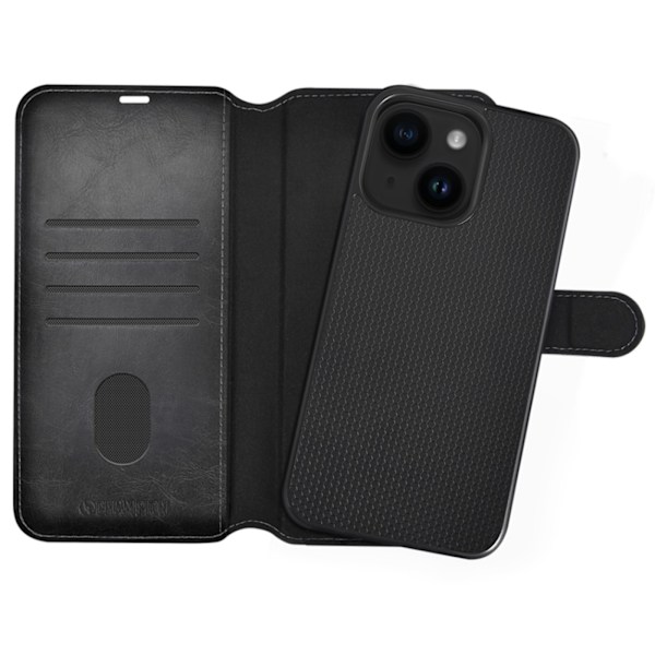Champion 2-in-1 Slim wallet för iPhone 14 Svart