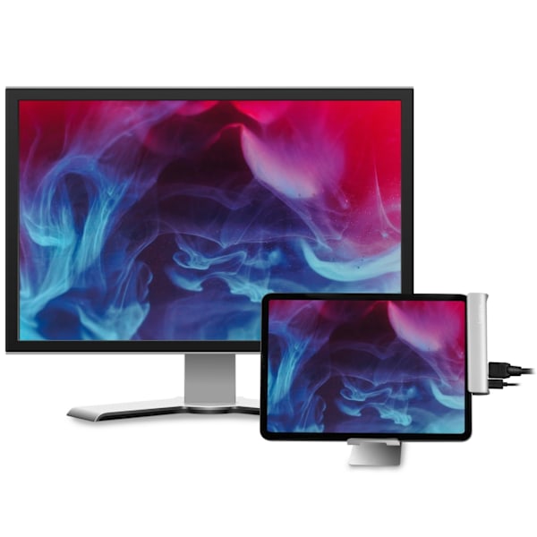 LogiLink USB-dockningsstation iPad 7-port USB3.2 Alu