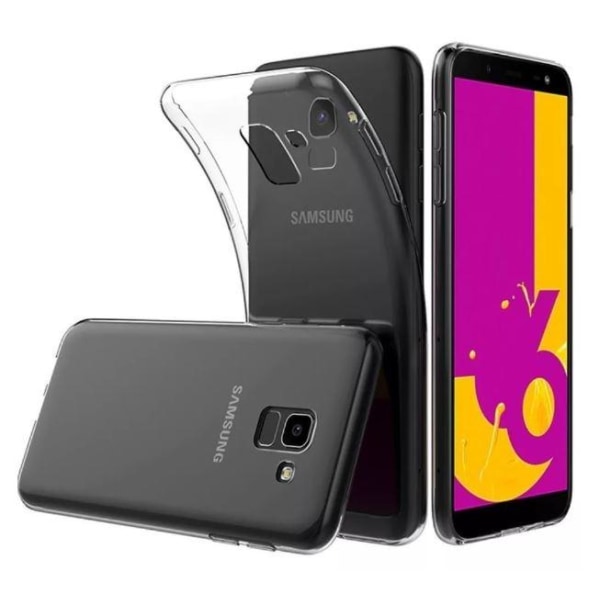 Läpinäkyvä TPU tapauksessa Samsung J6 Plus 2018 Transparent