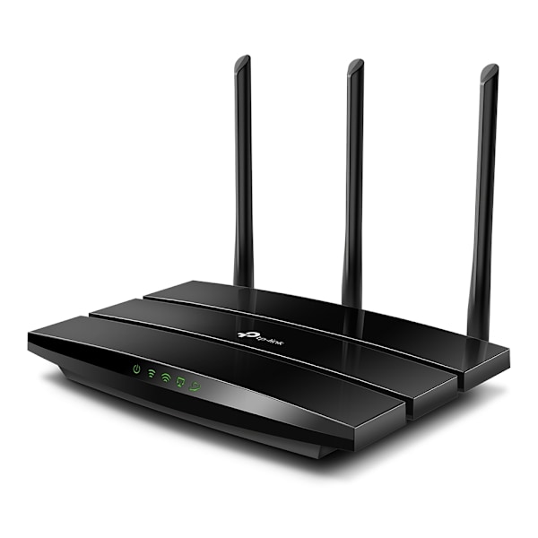 TP-Link Archer A8 AC1900 Trådlös MU-MIMO Wi-Fi Router, svart