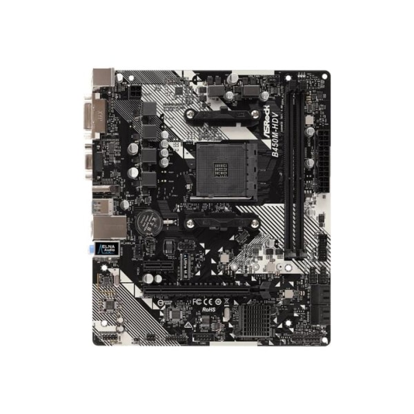 ASRock B450M-HDV R4.0 Micro-ATX AM4 AMD B450