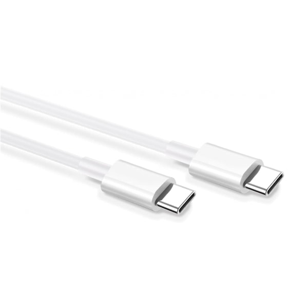2-pak oplader til iPhone 15 / Android 20W med USB-C til USB-C - Hurtig oplader