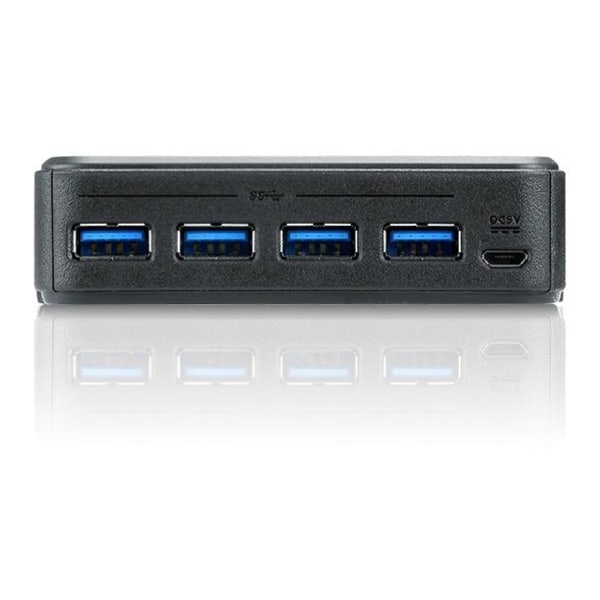 ATEN USB 3.0 hubb för 2 datorer, 4xUSB A hona, 2xUSB B hona, sva