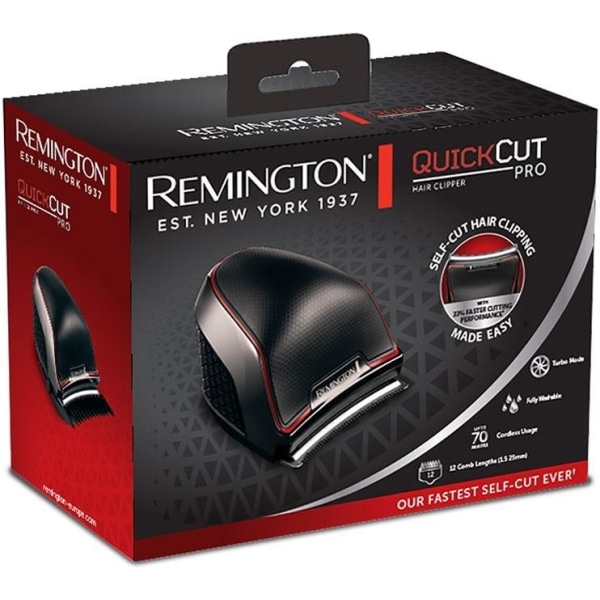 Remington HC4300 QuickCut Pro Kompakt hårtrimmer med bredare bla