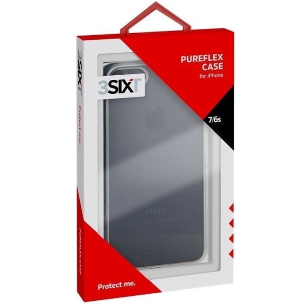 3SIXT Pure Flex Skal till iPhone 6S/7, Transparent