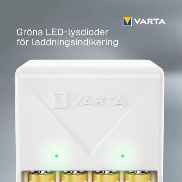 Varta Plug Charger, includes 4x AA 2100 mAh