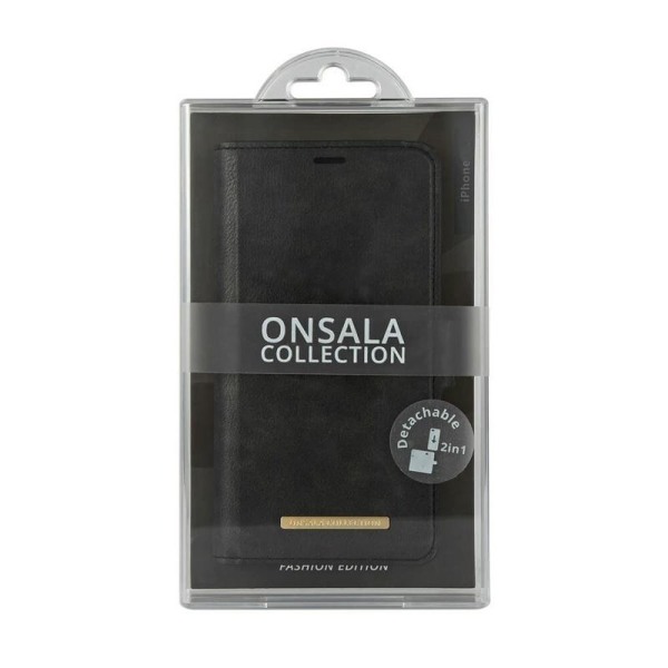 Onsala Mobilfodral Midnight Black - iPhone 12 Pro Max Svart