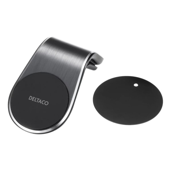 DELTACO Magnetisk bilhållare för smartphones, montering på fläkt