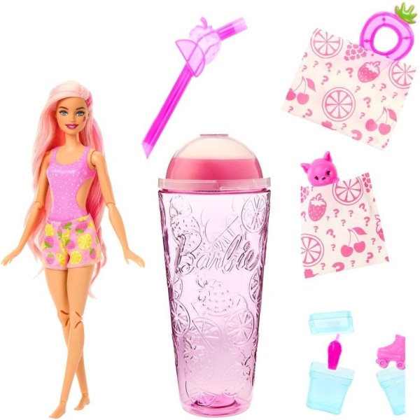 Barbie Pop Reveal Strawberry Lemonade - muotinukke