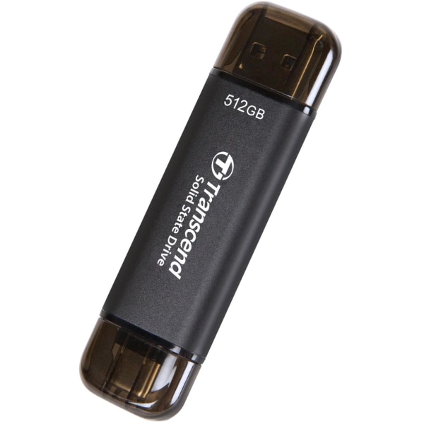 Transcend Portabel SSD ESD310C USB-C 512 GB (R1050/W950) Svart