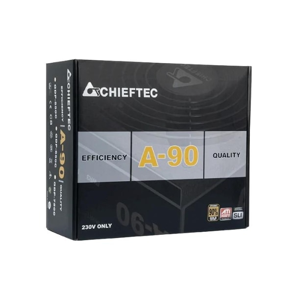 Chieftec ATX PSU A-90-serien GDP-550C, 14 cm blæser, 550W detailhandel