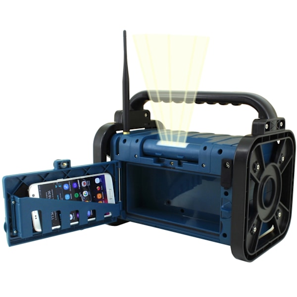 Soundmaster Radio DAB+/FM Robust hölje Bluetooth DAB85BL Blå