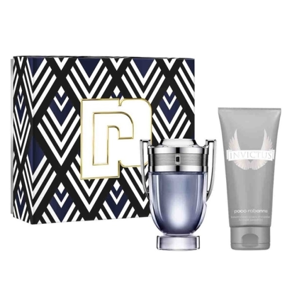 Paco Rabanne Giftset Paco Rabanne Invictus Edt 100ml + All Over
