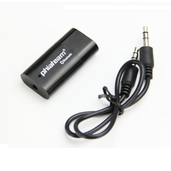Trådlöst ljud i bilen! Bluetooth Music Receiver (Vit)
