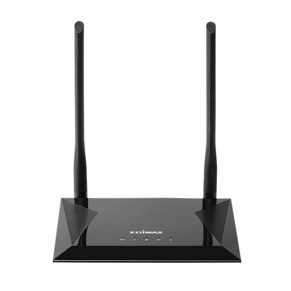 Edimax 4-i-1 N300 Wi-Fi Router, Access Point, Range Extender, Wi-Fi Bridge & WISP Black