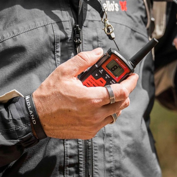 MIDLAND Walkie Talkie XT10 Pro Sort/Rød