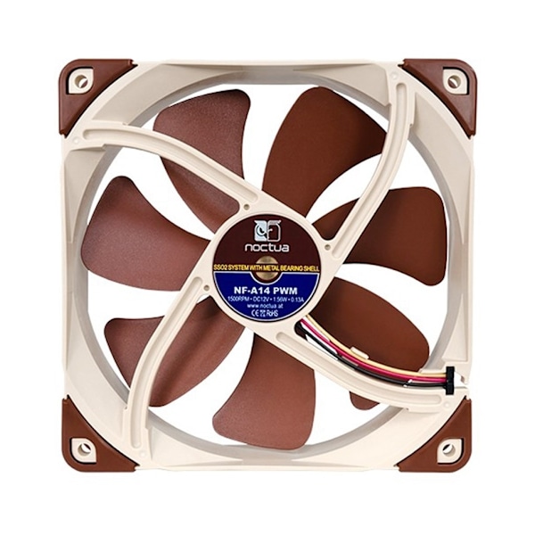 Noctua Chassifläkt 140mm, (NF-A14-PWM)