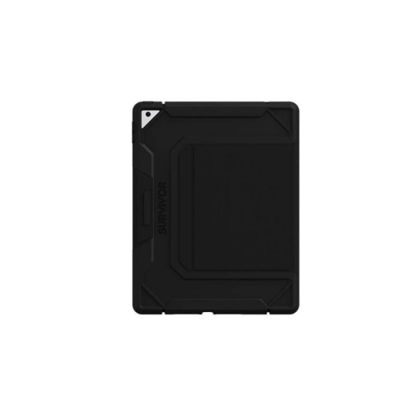 SURVIVOR Tablet Case Robust Folio iPad 10.2 9/8/7th Gen Black Svart