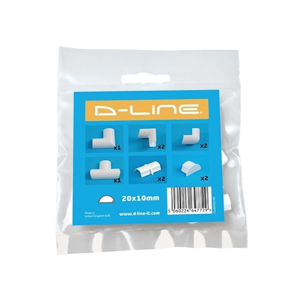 D-LINE Adapter Kit 20x10mm Hvid