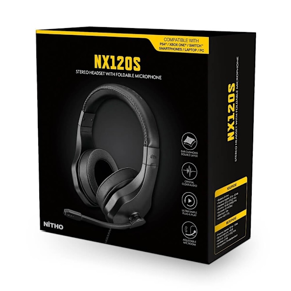 NITHO Gaming Headset NS120S 1,8m HighEnd Kabel