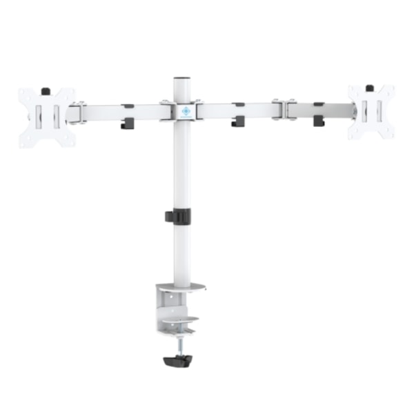 deltaco_gaming WHITE LINE WA86 Dual-monitor desk arm, 13-32"" monitors