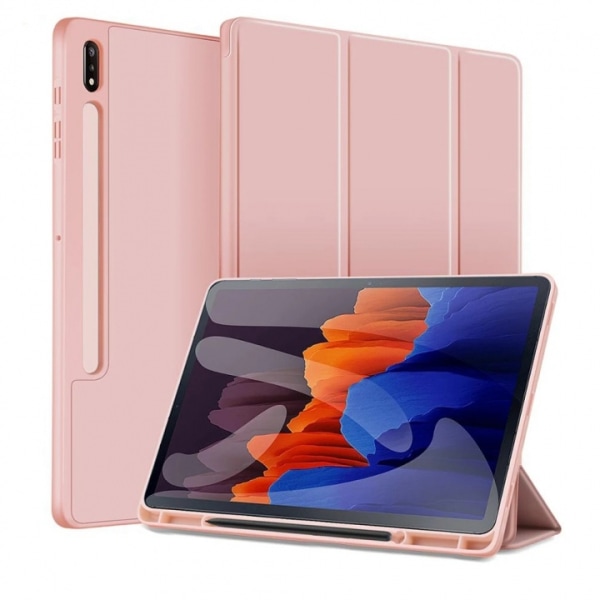 Etui til Samsung Galaxy Tab S7 Plus, Rosa Rosa