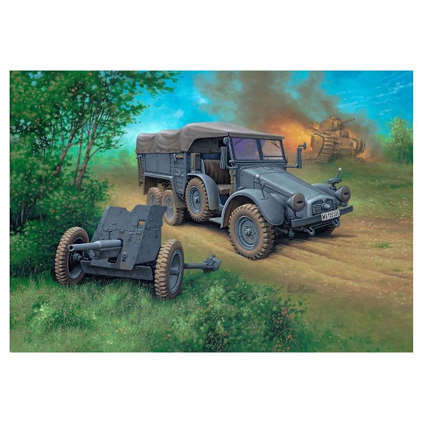 Revell Krupp Protze KFZ 69 with 3,7cm Pak 1:76