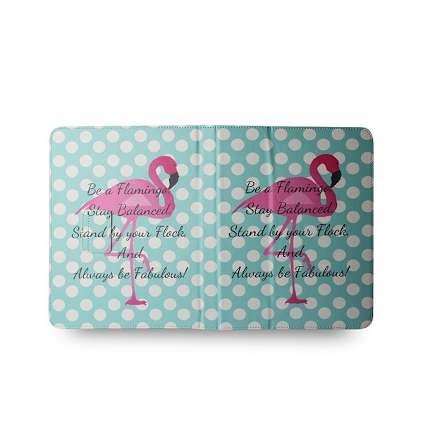 Universal skyddsväska, Flamingo dots för surfplattor, 9-10 Flerfärgad