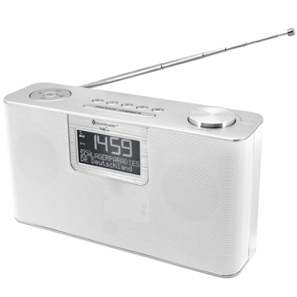 Soundmaster DAB700WE Stereo DAB+/FM radio med USB/Micro SD-MP3,