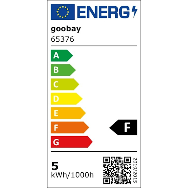Goobay LED-reflektor, 5 W sockel GU10, varmvit, ej dimbar
