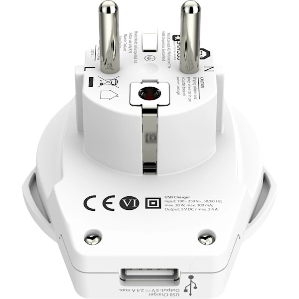SKROSS World to Europe -sovitin, integroitu USB-portti