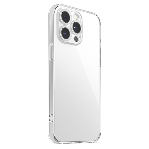 Ohut TPU kotelo iPhone 15 Plus, läpinäkyvä Transparent