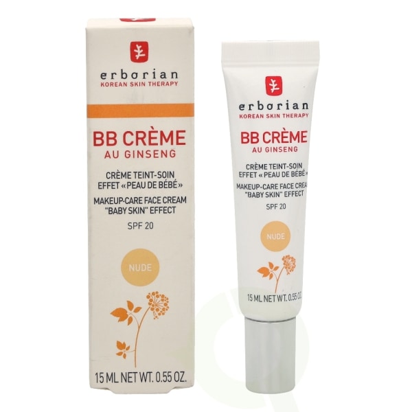 Erborian BB Cream Au Ginseng 5-In-1 Baby Skin Effect SPF20 15 ml Nude