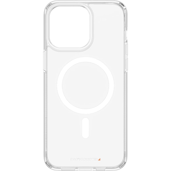 PanzerGlass HardCase med D3O-beskyttelsesetui, MagSafe-kompatibelt, Transparent
