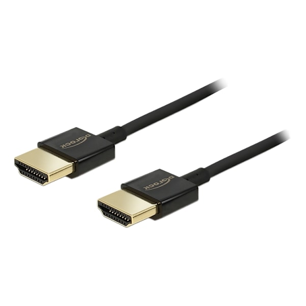 Delock Cable High Speed HDMI with Ethernet - HDMI-A male > HDMI-A male