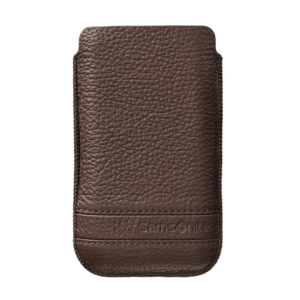 SAMSONITE Mobile Bag Classic Leather Large Brown Brun