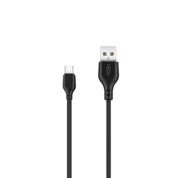 XO NB103 USB - microUSB (2,1A) 1m, Svart