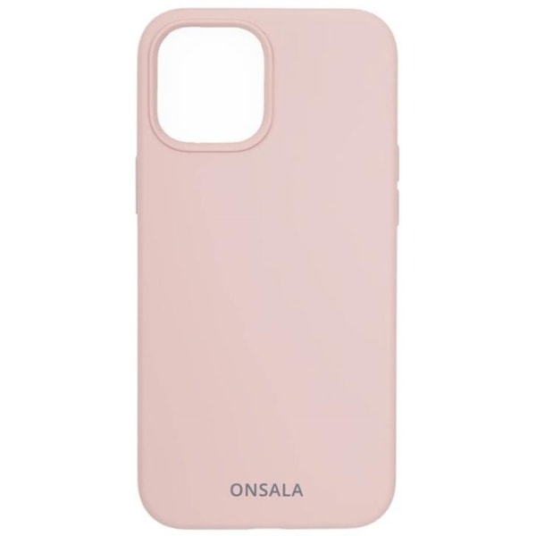 ONSALA Mobilcover Silikone Sand Pink - iPhone 12 Pro Max Rosa