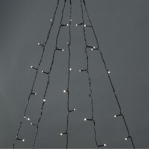 Nedis SmartLife Julbelysning | Träd | Wi-Fi | Varm Vit | 200 LED's | 20.0 m | 5 x 4 m | Android™ / IOS