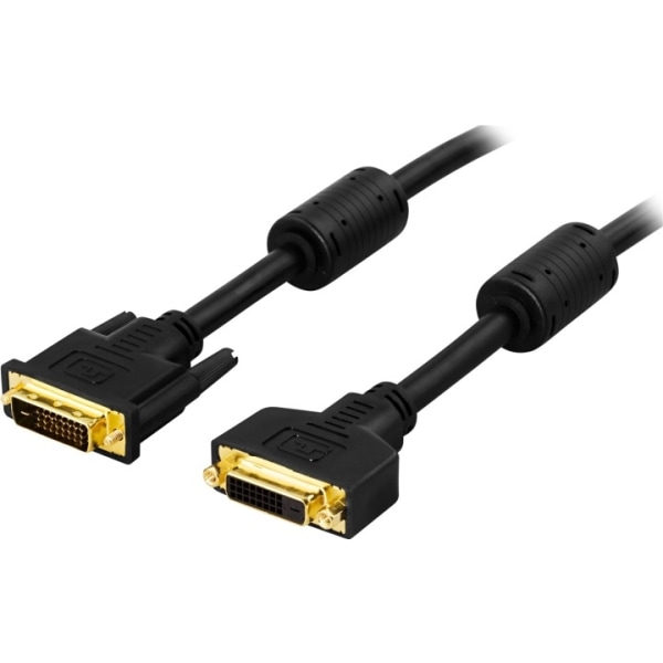 DELTACO DVI monitorkabel Dual Link, DVI-D han - DVI-D hun 2m