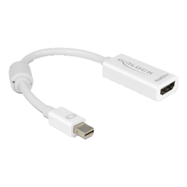 Delock Adapter mini Displayport 1.1 male > HDMI female Passive white