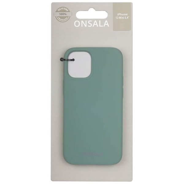 ONSALA Mobilcover Silikone Pine Green - iPhone 12 Mini Grön