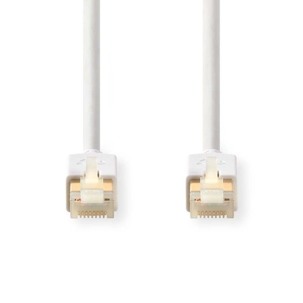 Nedis CAT6 Verkkokaapeli | RJ45 uros | RJ45 uros | S/FTP | 5.00 m | Pyöreä | LSZH / PVC | Valkoinen | Ikkunallinen laatikko