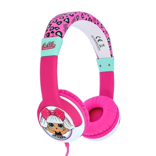 L.O.L. Hovedtelefon Junior On-Ear 85dB Surprise Rosa