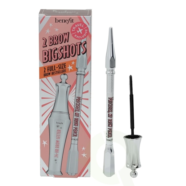 Benefit Duo Set: Precisely My Brow Pencil & 24H Brow Setter 7.08 ml #4 Warm Deep Brown - 0,08 gr & 7 ml