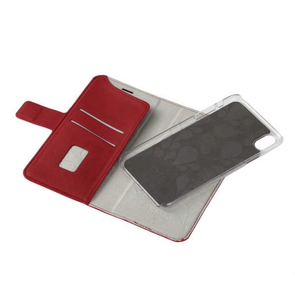 Onsala COLLECTION Wallet Saffiano Red iPhone XR Röd