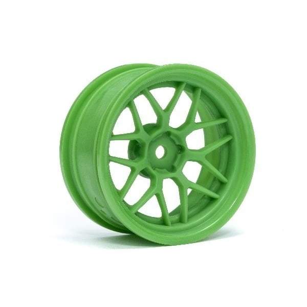 HPI Tech 7 Wheel Green 52X26X+6Mm Offset (2Pcs)