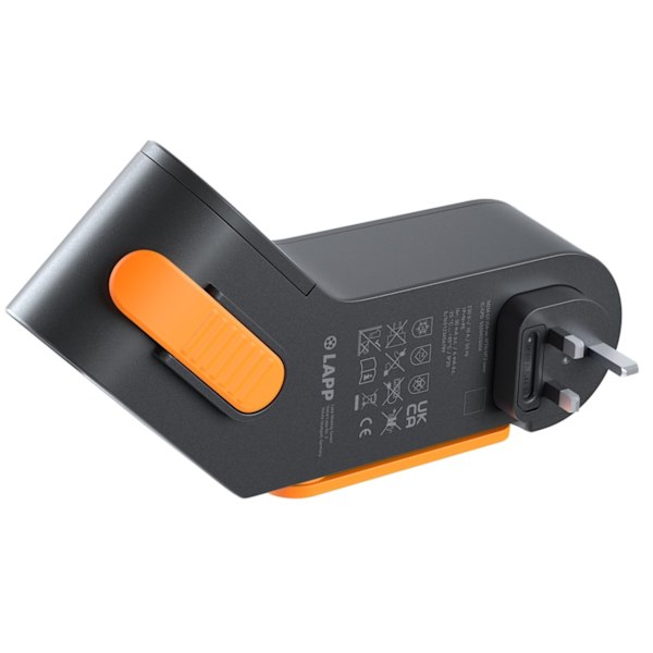 LAPP MOBILITY Mobility Dock laddare för elfordon, typ Storbritannien (5555925004) upp till 2,3 kW, 10 A, 1-fas, för mobil laddning av hybrid- och elbi