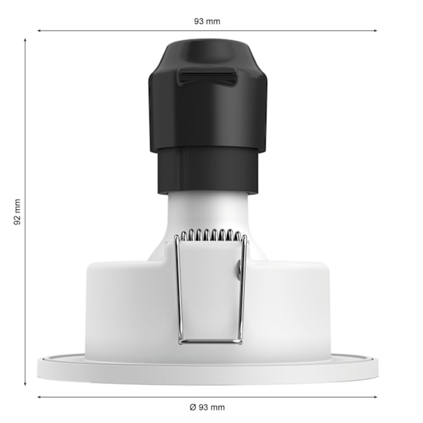 Philips Hue Xamento Infälld spot Badrum 3st Chrome