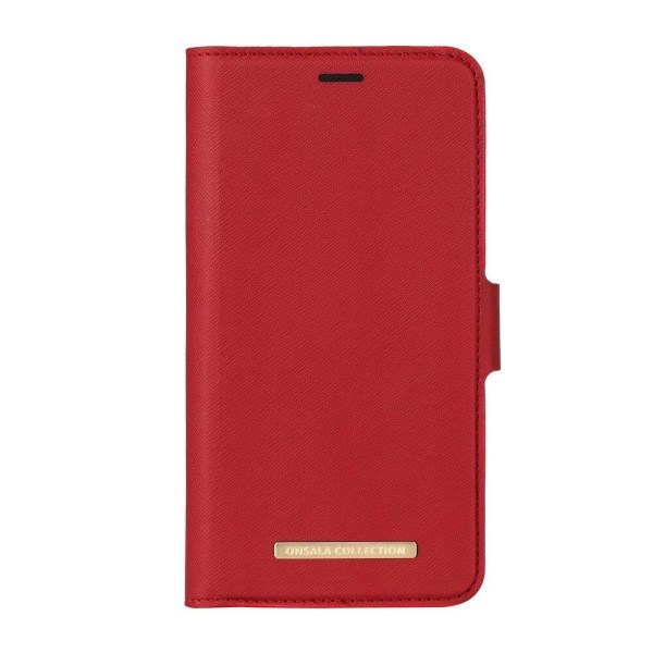 Onsala COLLECTION Wallet Saffiano Red iPhone XR Röd